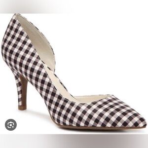 NEW Anne Klein Iflex Checkered Black & White Yolden Pumps (8)